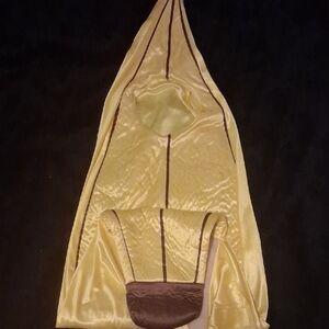 Yellow Banana Costume with Brown Accents